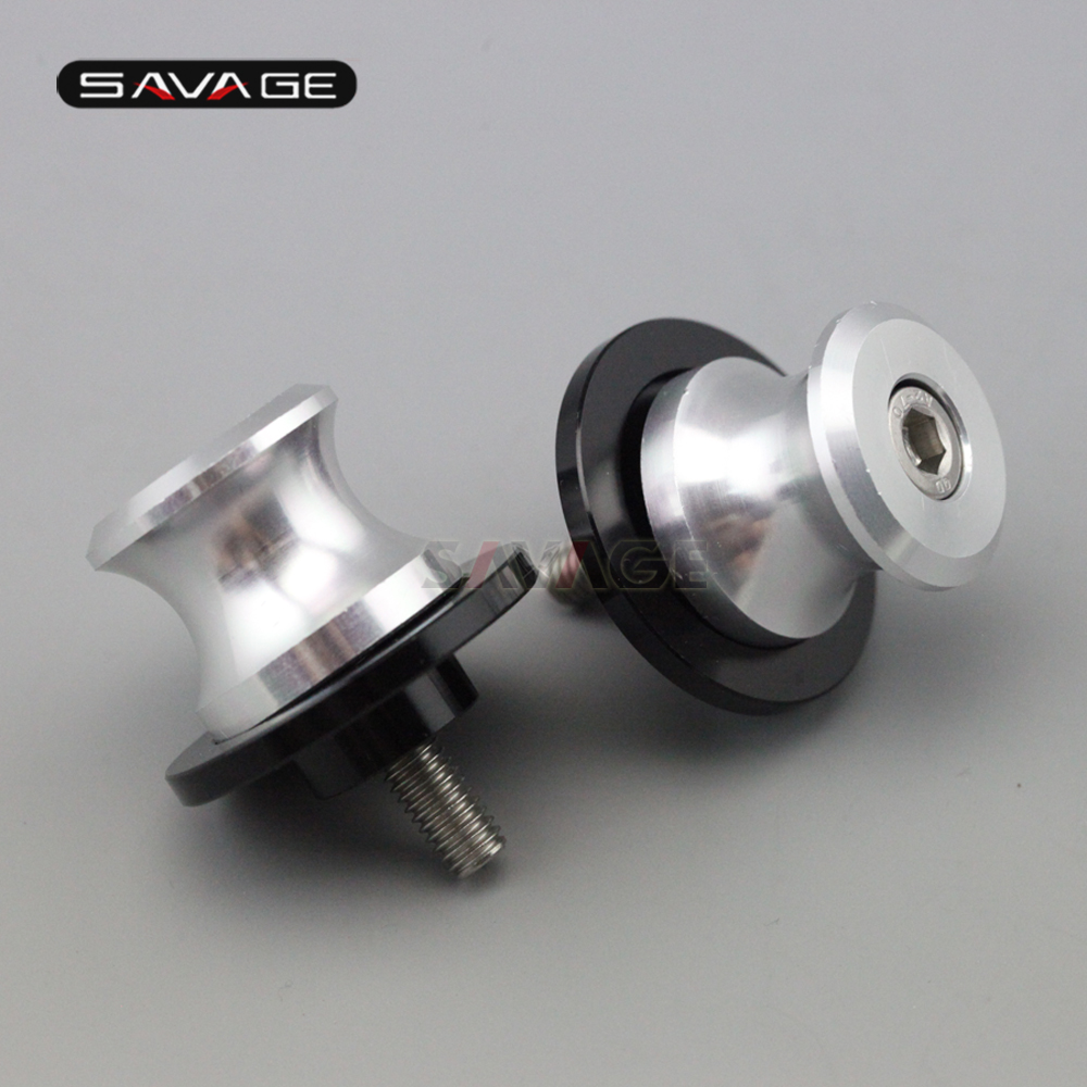 Swingarm bobines curseur pour Aprilia RSV 1000/1000R/4/4R SMV 750/1200 Tuono 1000/1000R EVT1200 SL750 vis de support M6 CNC