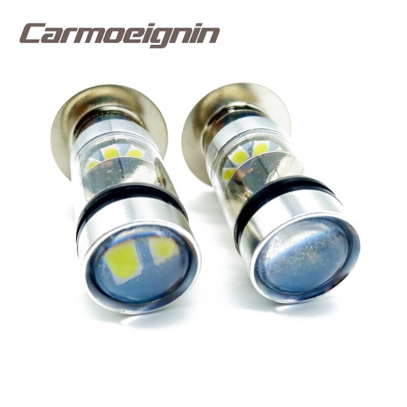 2 stk 100w 6000k 1100lm h6 ledet frontlys hvit til suzuki ltz 400 z400 quadsport 2003 2004 2005 2006 2007