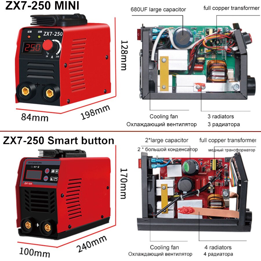 ARC IGBT Inverter Arc Electric Welding Machine 220V 250A MMA Welders for Welding Working Electric Working Power Tools