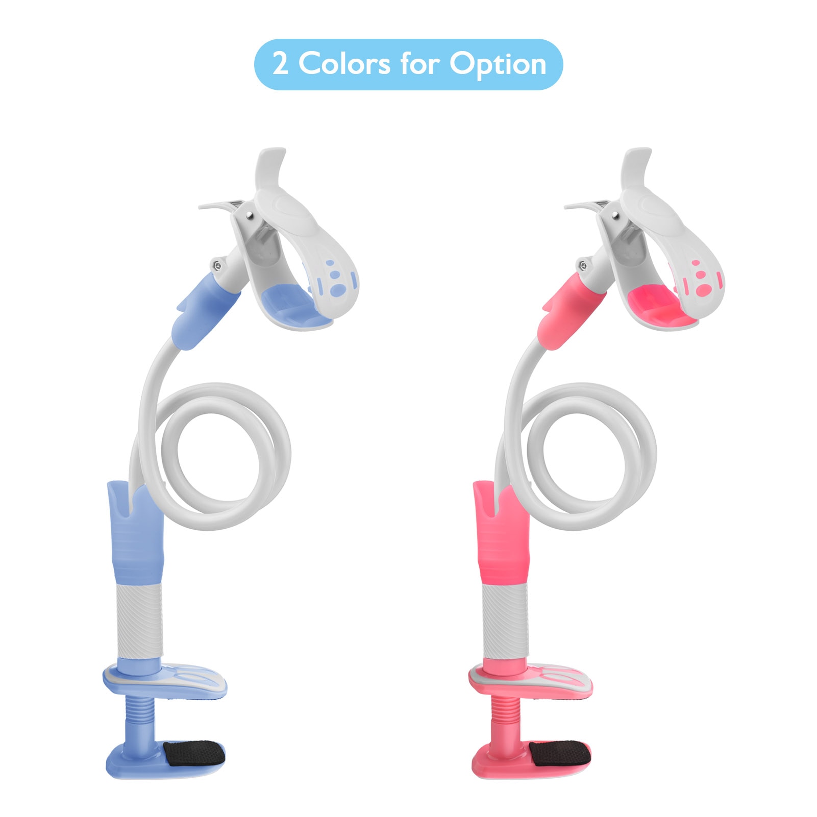Soporte para Monitor de bebé, montaje giratorio de 105cm con cinta de sujeción, apto para la mayoría de monitores, cuna para bebés y niños
