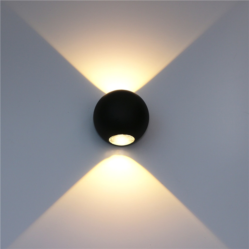 Led wandlamp aluminium buiten waterdichte wandlamp tuin veranda terras naast voordeur verlichting binnen wandlamp armatuur  bl06