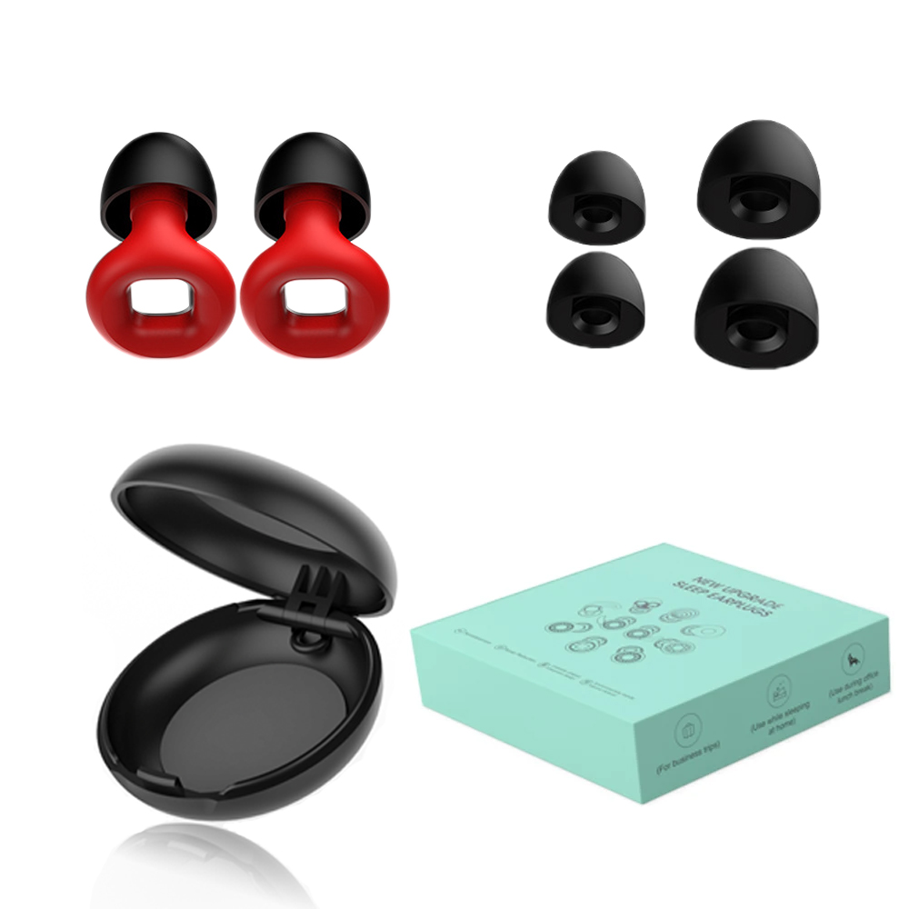 Sound Insulation Noise Prevention Earplug Noise Reduction Sleep Products Deep Sleep Swimming Ear Plug Loop Shape Silent Earplugs: MULTI
