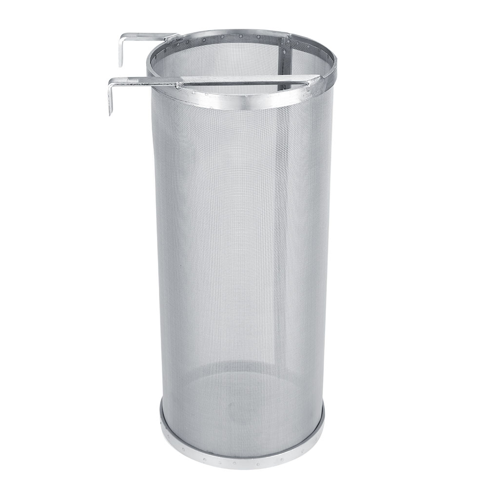 300 mikron rostfritt stål hemgjord brygg öl humle mesh filtersil med krok hembrygg filter för hembryggning: 15 x 35cm