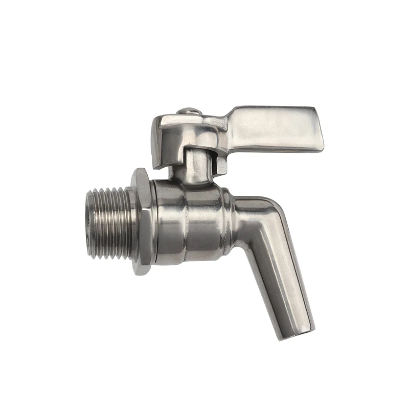 Roestvrij Staal Bier 1/2 "Kraan Tap 200PSI Voor HomeBrew Vat Vergister Wijn Bier Drank Sap Dispenser Spigot Drinken Vaatjes: Default Title