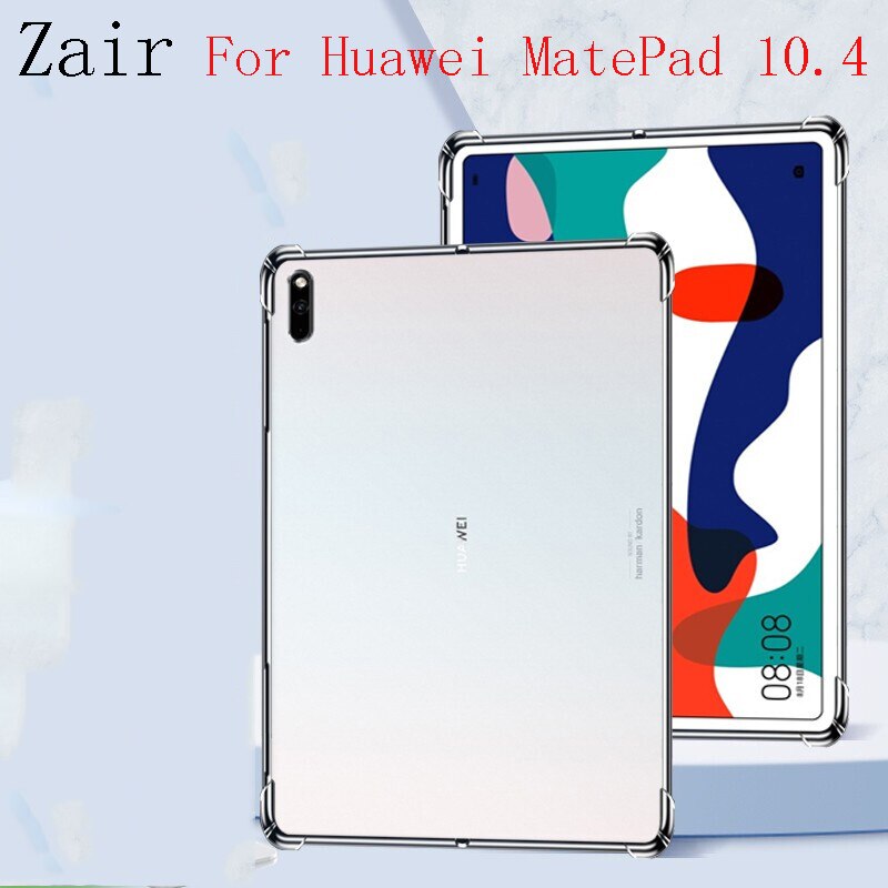Resistance Case Voor Huawei Matepad 10.4 Inch Tpu Slim Back Cover BAH3-AL00 BAH3-W09 Transparant Soft Case Funda Capa: Default Title