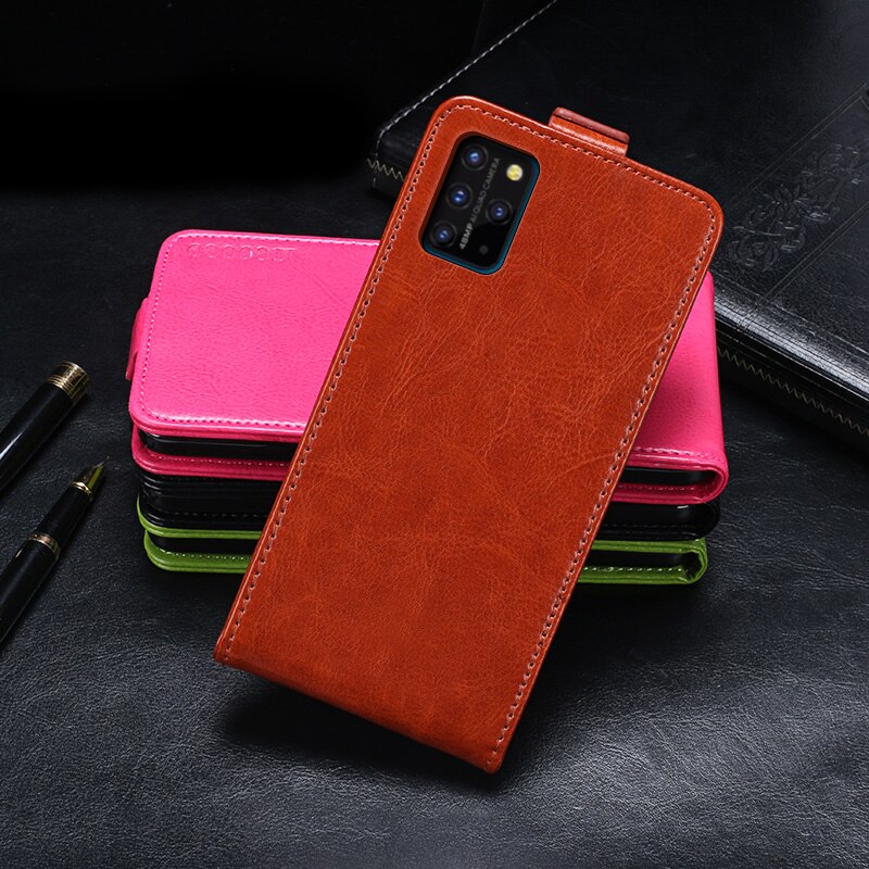 Haut vers le bas étui pour UMIDIGI S5 Pro 6.39 pouces téléphone sac étui Vertical rabat housse en cuir pour UMIDIGI S5 Pro étuis Premium