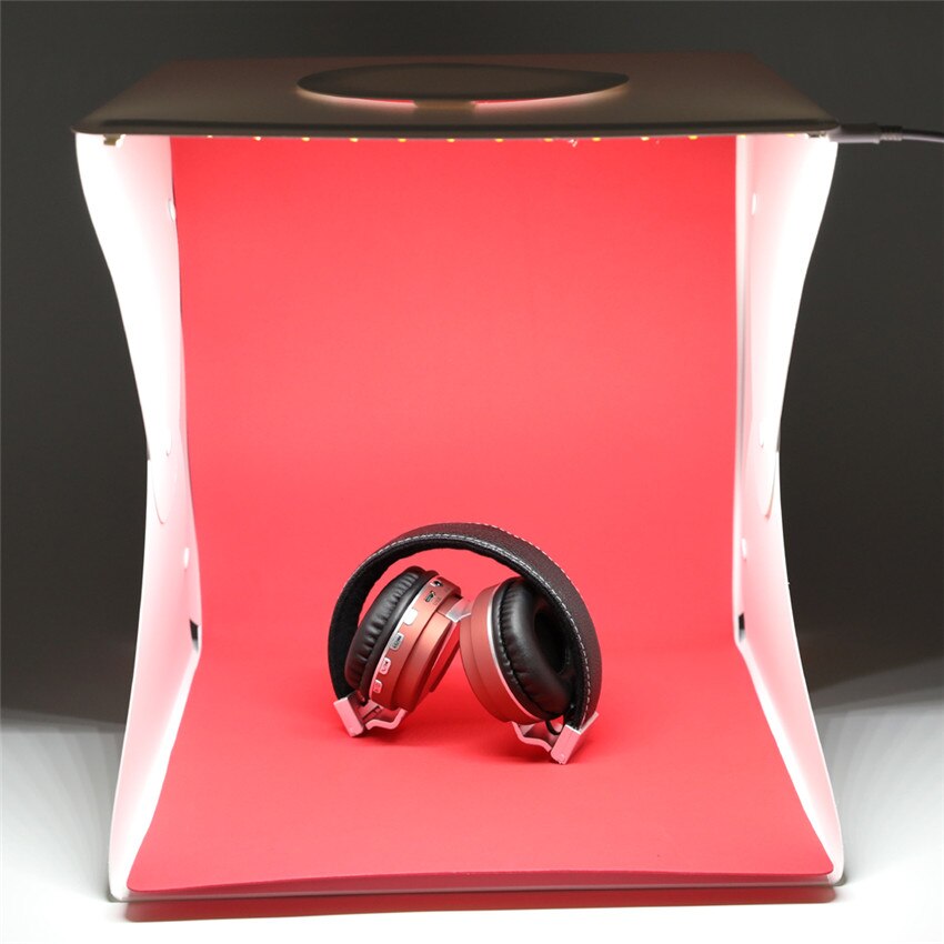 Photo 360 Degree Electric Rotating Turntable 10" 25cm Led Light Black White for Photography Studio, Max Load 10kg, 220V / 110V: 30cm Tent