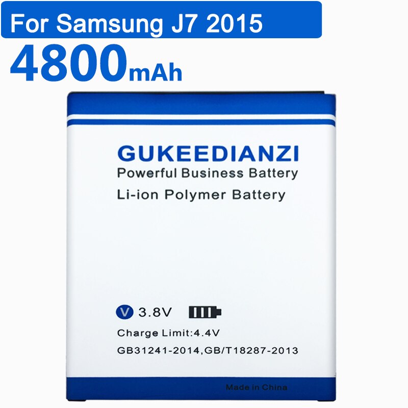Gukeedianzi Batterij EB-BJ700BBC EB-BJ700CBE Voor Samsung Galaxy J7 J7009 J7000 SM-J700f SM-J700M SM-J700H Power Bank