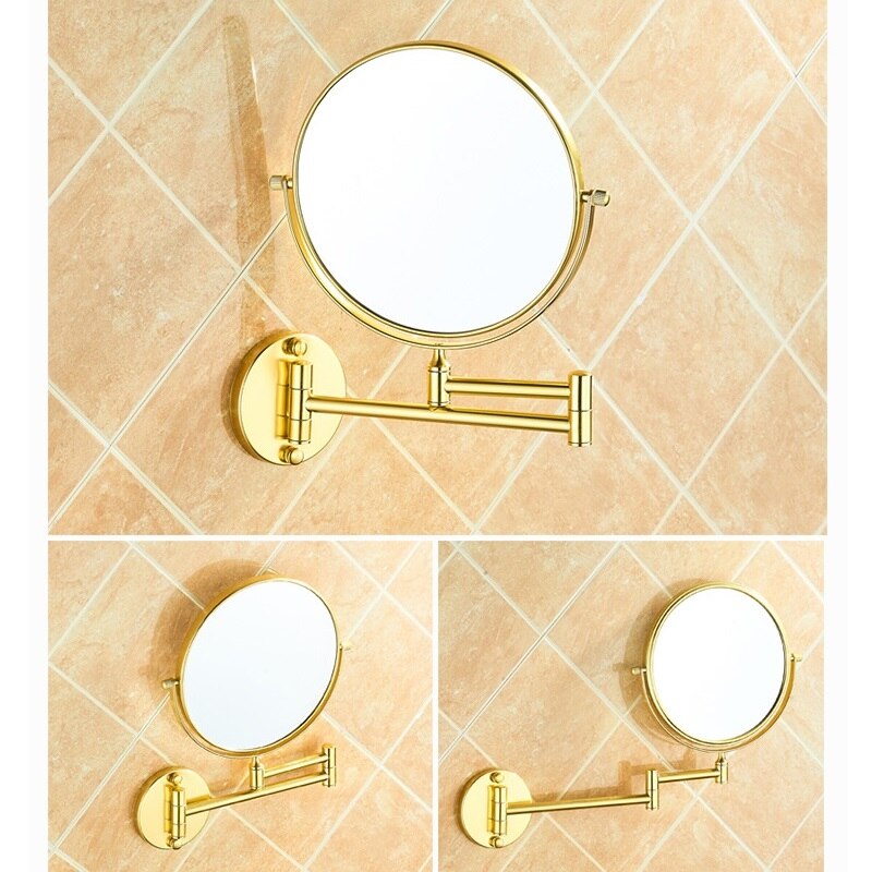 Bathroom Beauty Mirror Bathroom Black Mirror Wall-... – Grandado