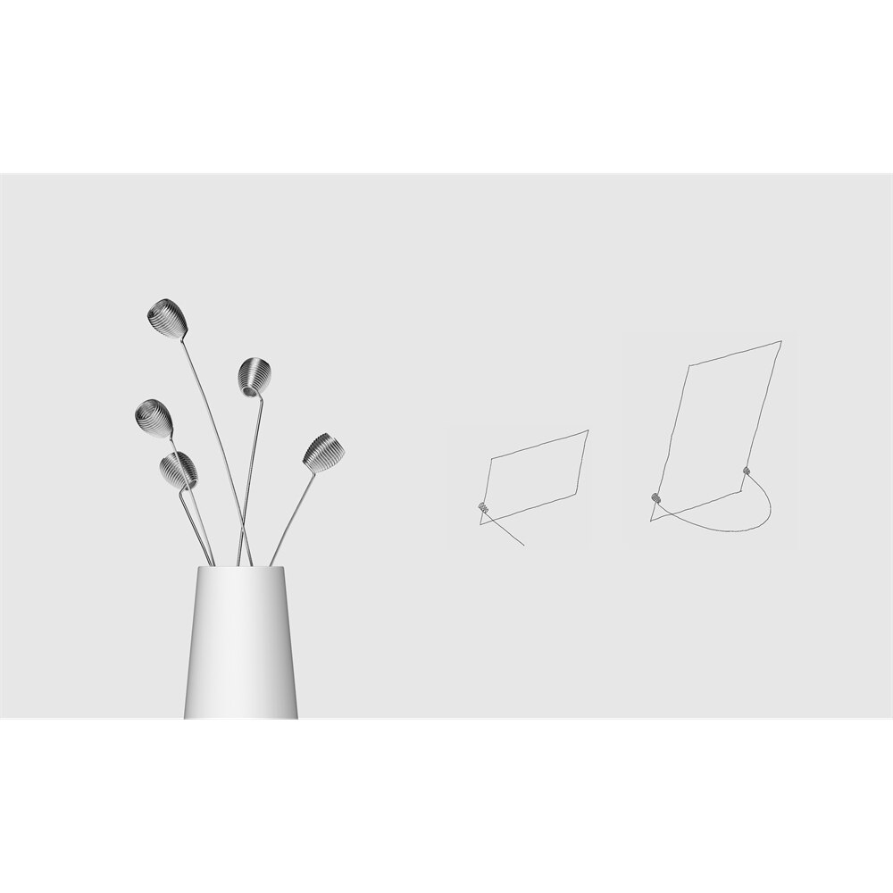 Lente frameloze kaartlijst in scandinavische minimalistische labelhouder bureaubordclip bruiloft naamkaarthouder foto memo notitie pin