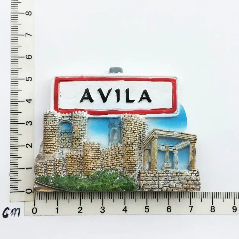 Aimants de réfrigérateur Souvenir de Barcelone Espagne, Colomb Granada Ibiza Priority ilia Maalaga, Autocollants pour la décoration de la maison et de la cuisine