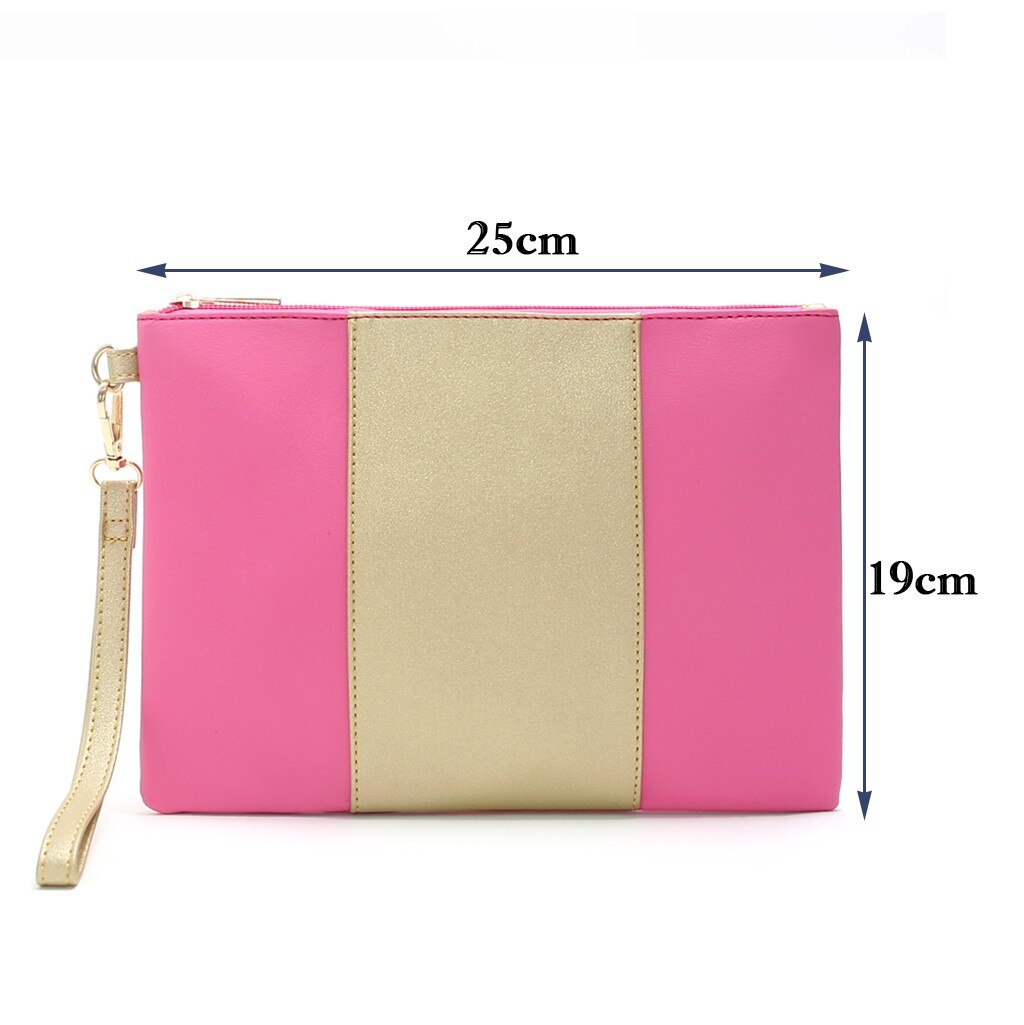 Tas Voor Vrouwen Wit Zwart Stiksels Contrast Kleur Clutch Envelop Clutch Bag Luxe Leather Сумки Для Женщин # T1P