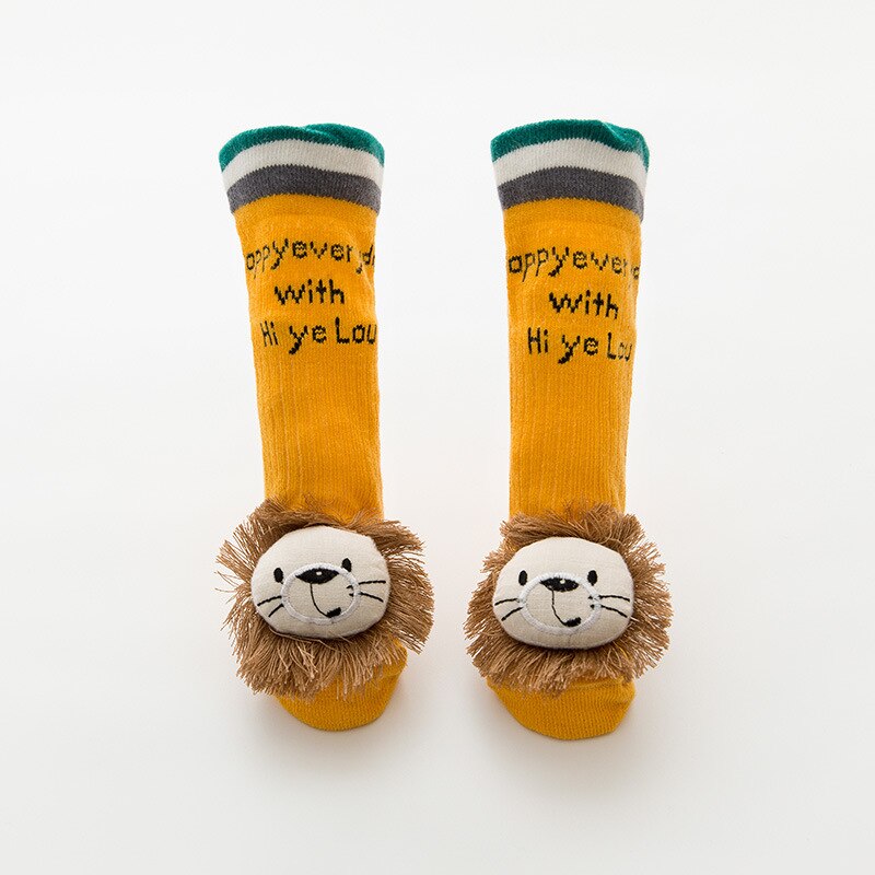 1pair Children's Baby Socks Soft Cotton Cartoon infant knee high socks Long Cute for Kids boys Girls 0-5 Years old cheap stuff: a4 / 3-5year 14-17cm