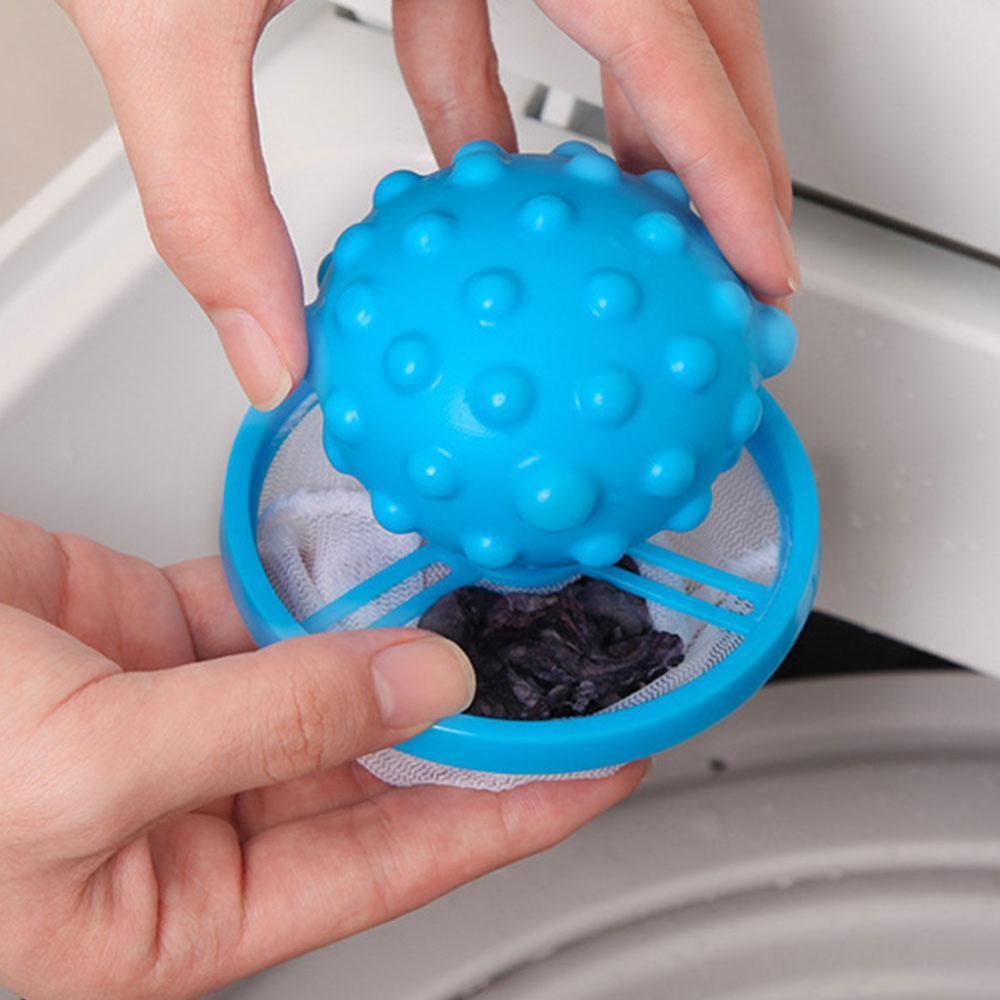 Floating Style Laundry Artifact Laundry Ball Flower Shape Mesh Bag Floating Lint Hair Catcher Dirt Catch Washing Machine