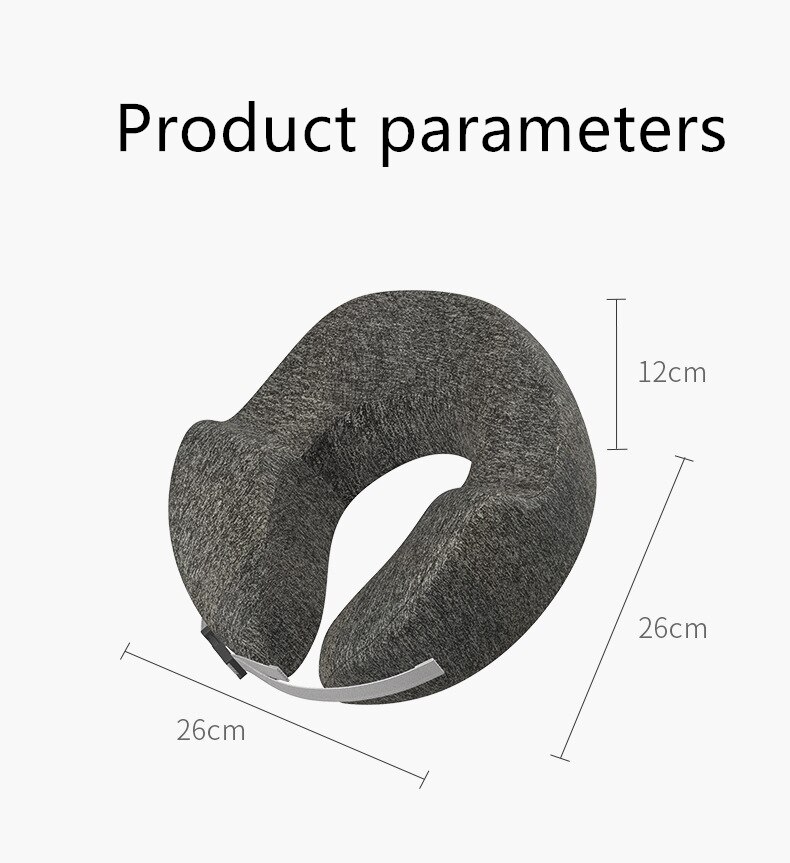 U-Vormig Kussen Voor Nek Auto En Vliegtuig Lange Afstand Reizen Kussen U-vorm Nekkussen Memory Foam dutje Kussen