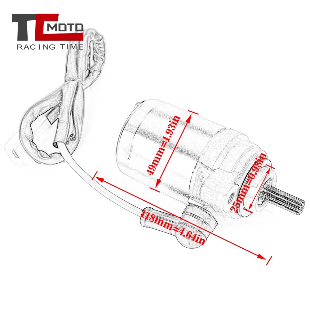 Motor de arranque de la motocicleta para Yamaha YZF R15 R125 R125A YZF-R15 MT125 MT-125 MT 125 WR125 MT125A WR125R WR125R WR125X WR 125 R X