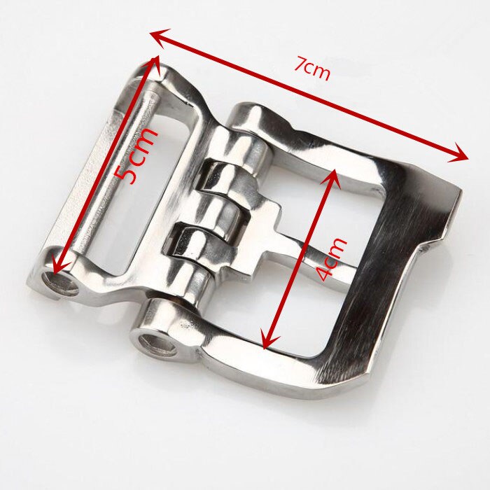 1pcs DIY Leather craft Hardware 40mm Belt buckle ,Brushed Metal Solid Stainless Steel /Keeper Jeans Belt Accessories