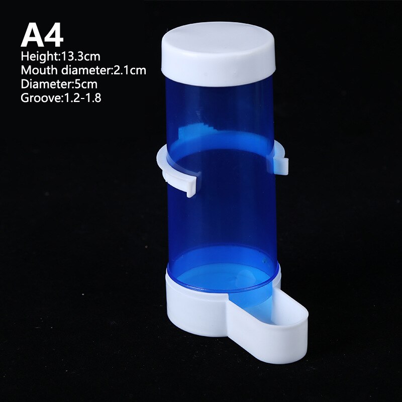 Bird Automatic Waterer Pet Parrot Drinking Water Bottle Bowls Water Feeder Cage Accessories: -A4