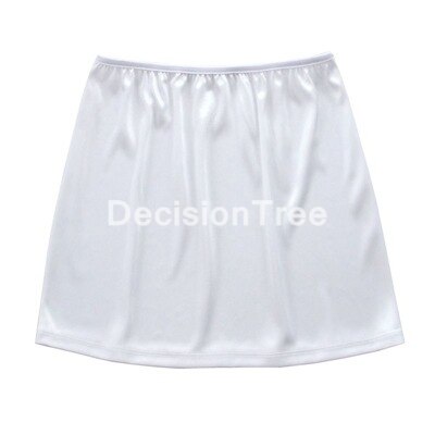 slip dress jupon femme halka underskirt half slips petticoat woman Casual Underskirts Ladies Basic Mini Skirt Underdress: color1 / XL
