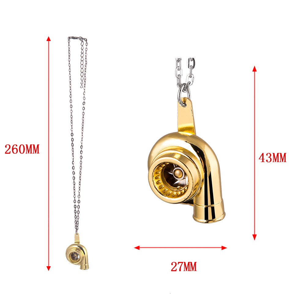 Adornos colgantes Turbo para coche, colgante, turbocompresor de Hip-hop para Interior de automóvil, decoración de espejo retrovisor, accesorios colgantes