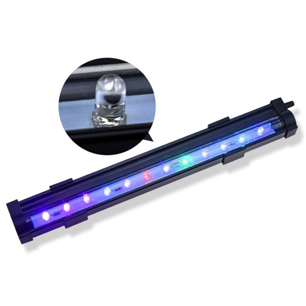 DB-30 Fish Tank LED Bubble Light Colorful Light With Aquarium Remote Control Color-changing Bubble Light Fish EU Plug