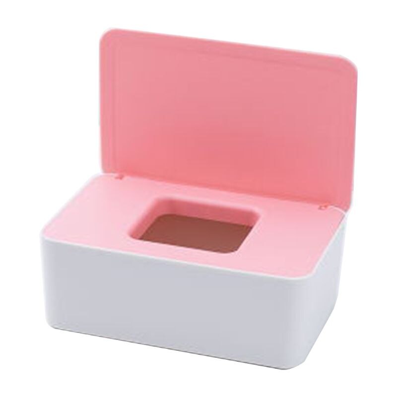 Babydoekjes Dispenser Tissue Servet Geval Houder Mond Masker Opbergdoos Drie-Layer Seal Antislip Plastic container