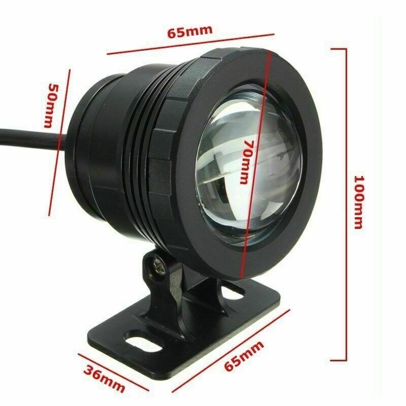 Waterproof RGB LED Flood Light Underwater Fountain Pool Pond Aquarium Spotlight Bulb Lamp Outdoor Garden AC DC 12V 110V 220V