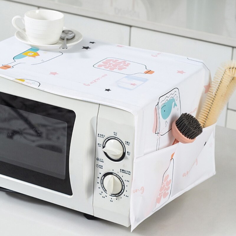 Nordic Microwave Oven/Oven Dust Cover Grease Proof Kitchen Accessories Reusable