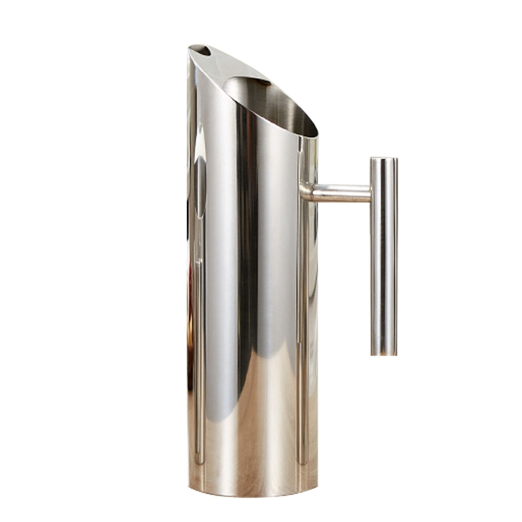 1/1.5/2L Stainless Steel Kettle Water Jug Cold Water Pot Straight Ice-resistant Jug Kettle Home Drinking Tools Juice Container