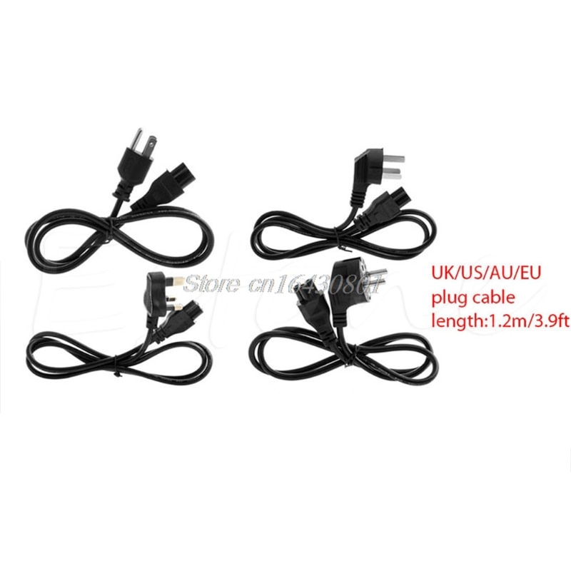 Us/Uk/Eu/Au Plug 3-Pin Ac Power Cord Kabel Voor Dell Laptop Lenovo Thinkpad ibm