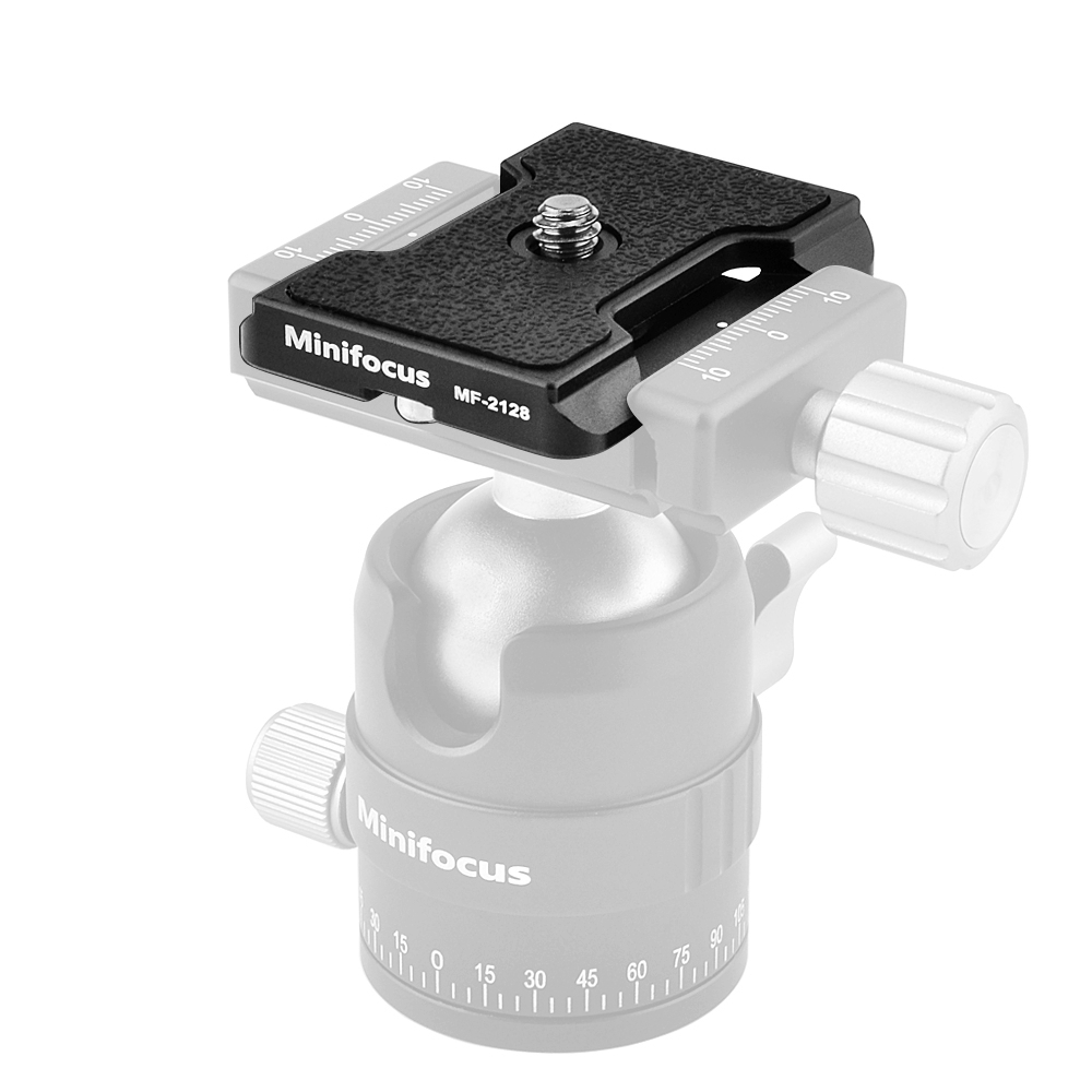 Universal Tripod Quick Release Plate Mini Arca Swiss Plate with 1/4'' D-Ring Screw for DSLR Mirrorless Camera Ballhead QR Plate