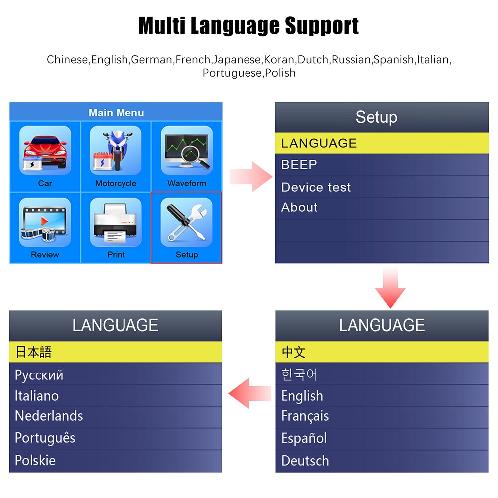 KONNWEI KW650 Car Battery Load Tester 12V 6V Car Battery System Analyzer OBD2 Scanner Charging Cranking Test Tools