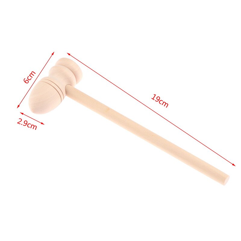 3Pcs Good Wooden Hammer Mallet Carving Tool Leather Craft Hammer Hand Tool