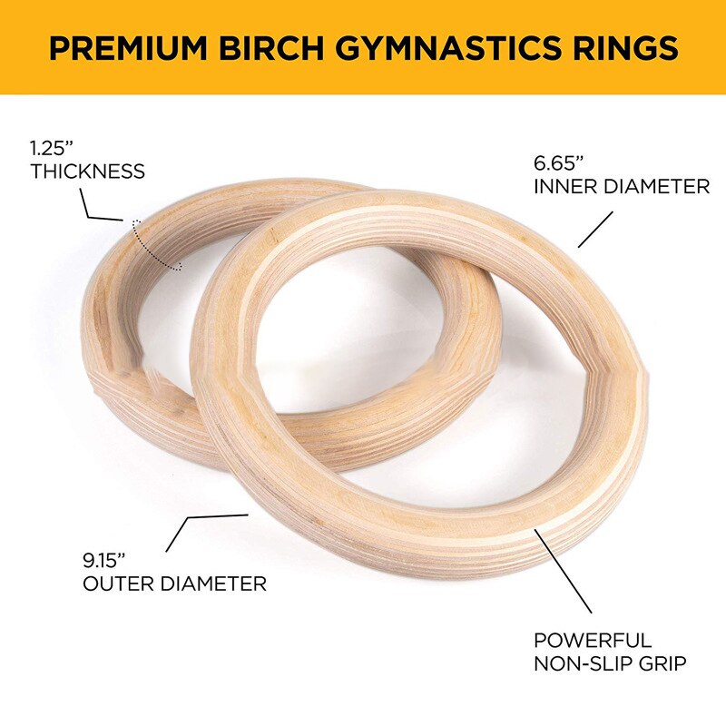 Tre 28mm- ringer trening fitness gym ringer gym ringer trening crossfit pull ups med justerbare stropper