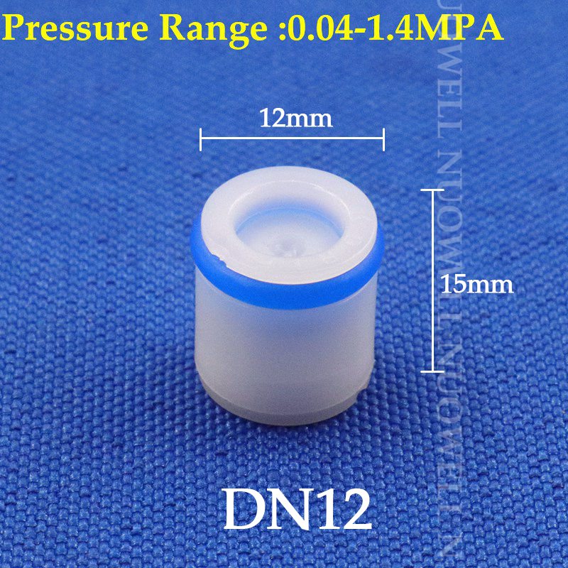 5pcs 8~25mm Plug-in Plastic Non-Return Valve Spring Check Water Meter Valve Anti Drip Valve One Way Water Control Connector: Silver