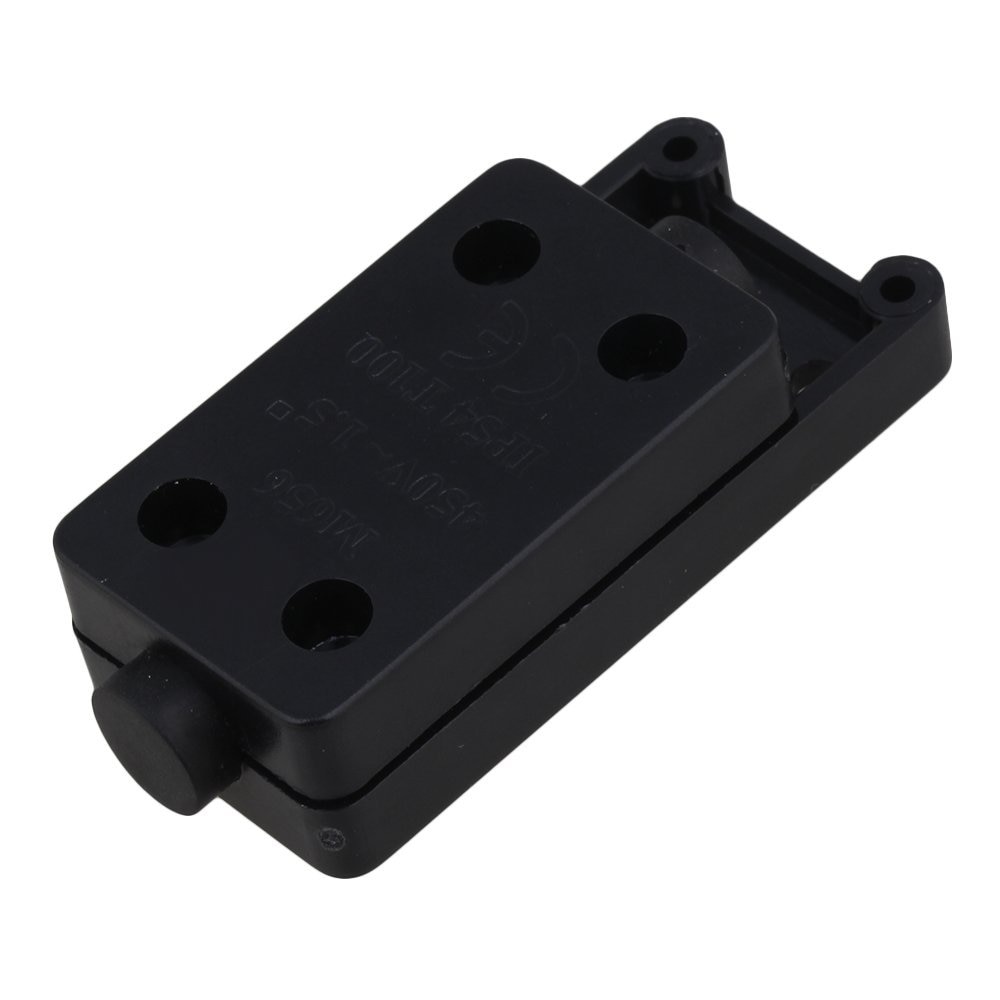 450V Black Plastic IP54 Waterproof Mini Cable Wire Junction Box for 1.5 Square Lines