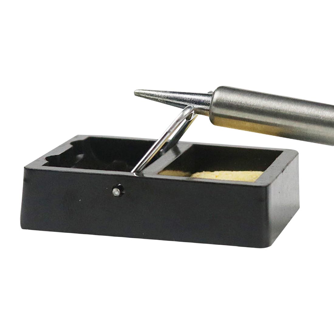 Small And Simple Electric Soldering Iron Stand Holder Metal Support Station With Solder Sponge Soldering Iron Frame