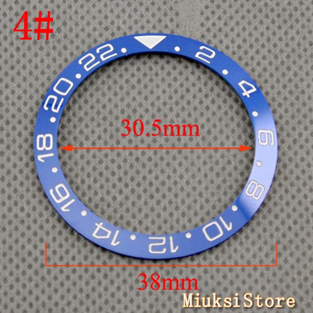 38mm gmt keramiikkakehys titaanikellojen kehykset sopivat automaattiseen mekaaniseen kelloon 40mm miesten kellon kehystä: 4