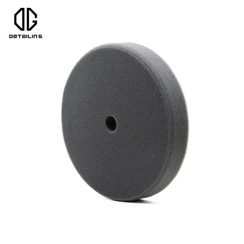 Detaillering Geïmporteerd Spons Pad Buffing 5Inch Convex Black Foam Finishing Pad Voor Auto Polijsten