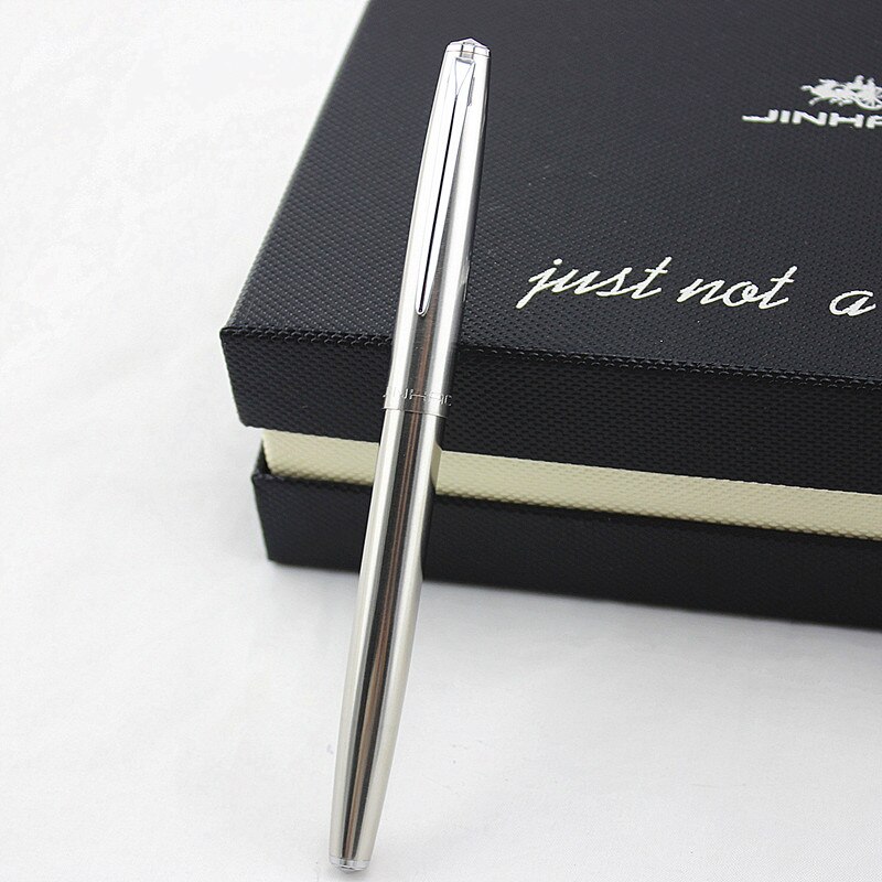 Financial Tip 0.38mm Extremely Fine Fountain Pen Stainless Steel Classic Body Jinhao 911 School Office Writing Stationery: Q
