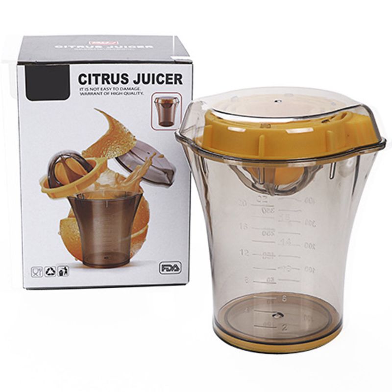 Draagbare Citroen Oranje Juicer Multifunctionele Handpers Fruitpers Met Maatbeker Kitchen Supply