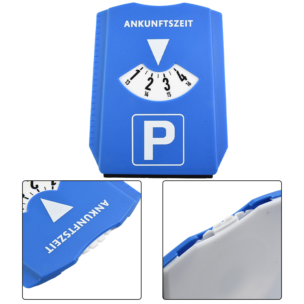 1 * Parkeertimer Stopschakelaar Parkeerschijf Parkeermeter 15.2X12.4X0.8Cm Blauw Bediend Elektronisch Hoogwaardig