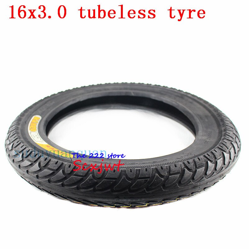 16x3.0 inch thickening tubeless tire electric car tire 16*3.0 inch Electric Vehicle and E-bike Vacuum tyre