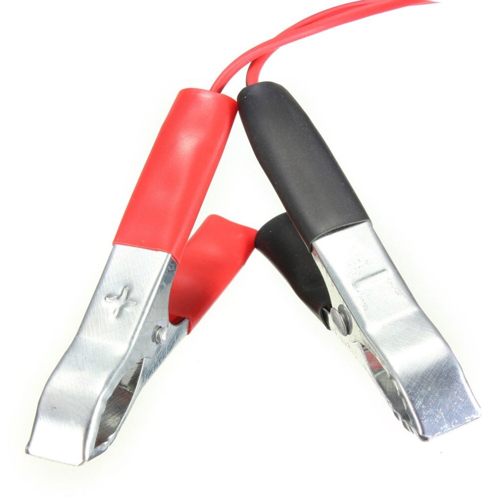 12v auto-aanstekeraansluitingen met krokodillenklemmen voor accu en stroomadapter, verlengsnoer