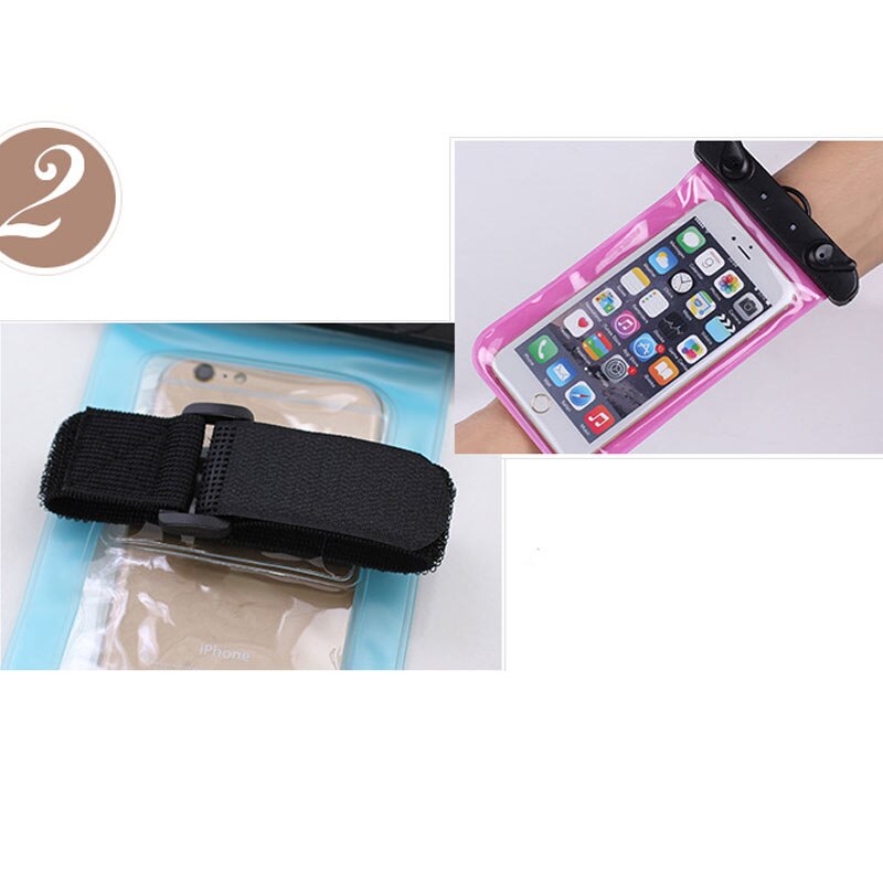 Étui étanche pour téléphone portable iPhone 7/6 Plus Android XR, coque de Camping en plein air avec ceinture de bras, sac de natation pour téléphone portable