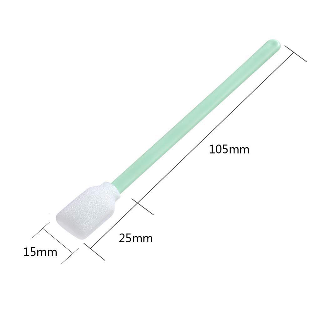 50 unids/set de hisopos de limpieza de de algodón duradero esponja de espuma para limpieza para impresoras microscopios equipos de sensores ópticos