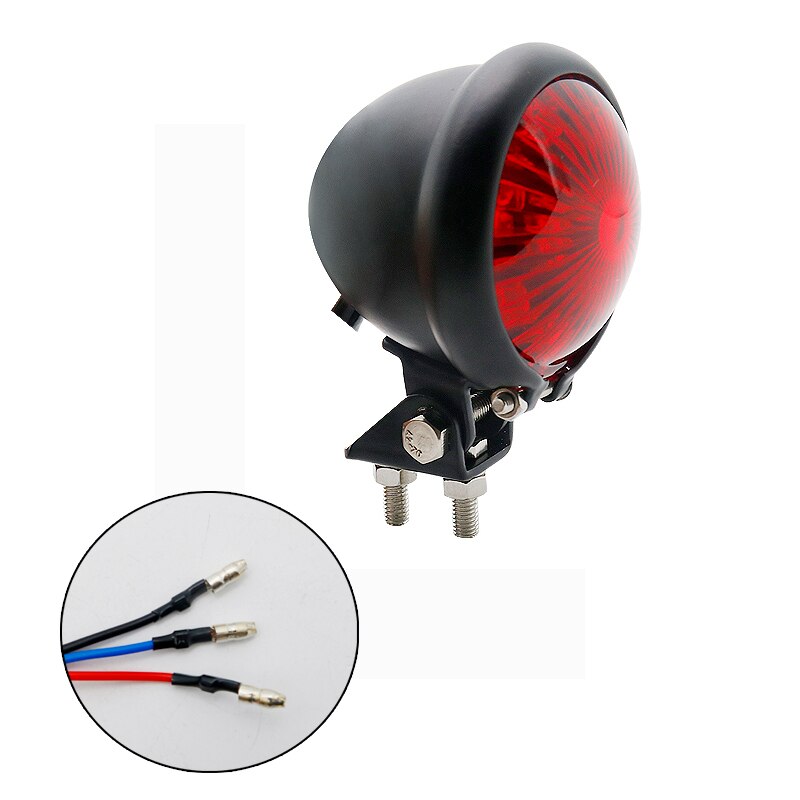 Led motorcykel justerbar cafe racer stil stop baglygte motorcykel bremse baglygte baglygte til choppe  xl 883 1200 vt750 vf75