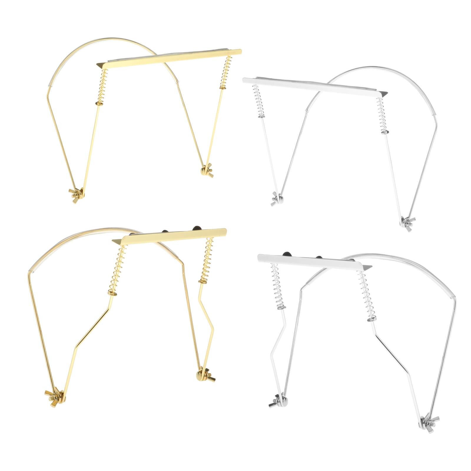 Mundharmonika holder justerbar 10 huller /24 huller halsstativ metalstativ