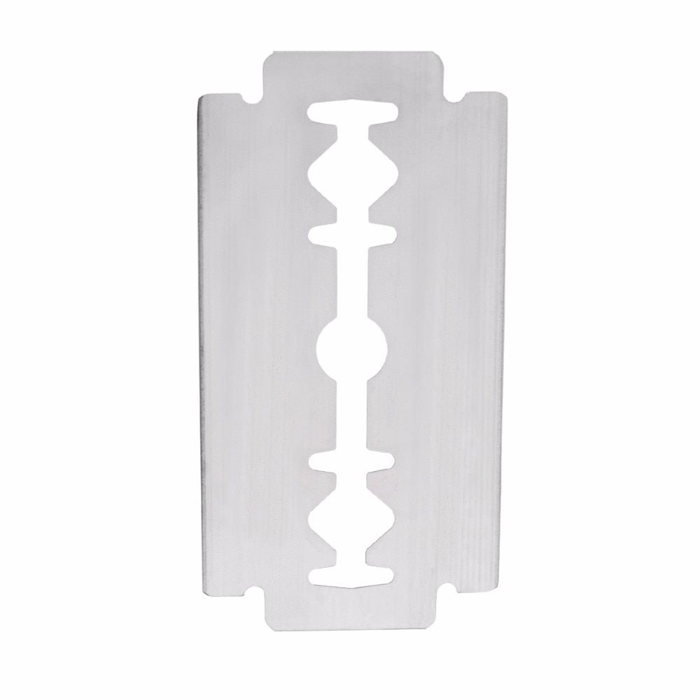 Qshave Double Edge Safety Razor Blade Scheermes Titanium Blade Klassieke Veiligheid Scheermesje Made in USA, 10 Blades