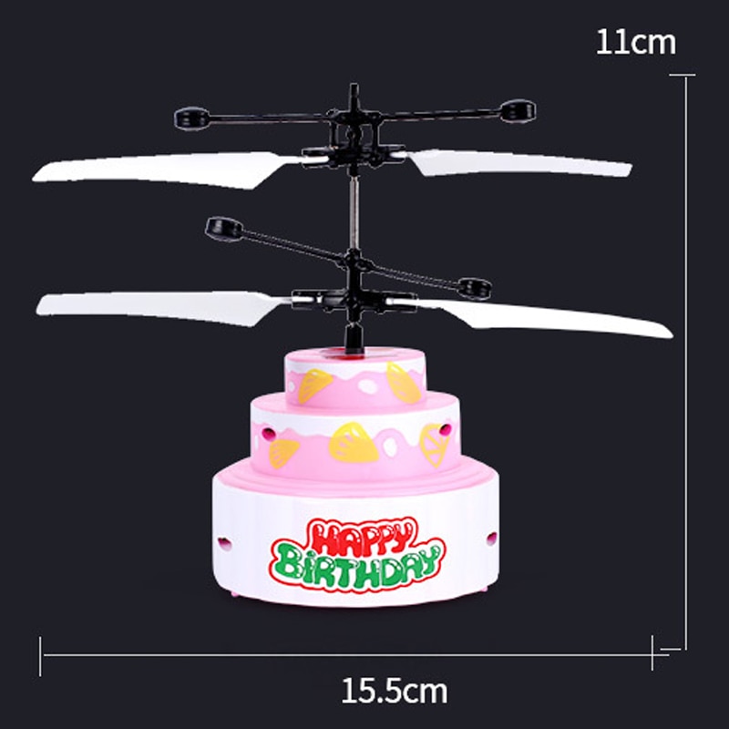 neue Fliegen Kuchen RC Spielzeug Wiederaufladbare Licht hoch Drohne Infrarot Induktion für freundlicher freundlicher